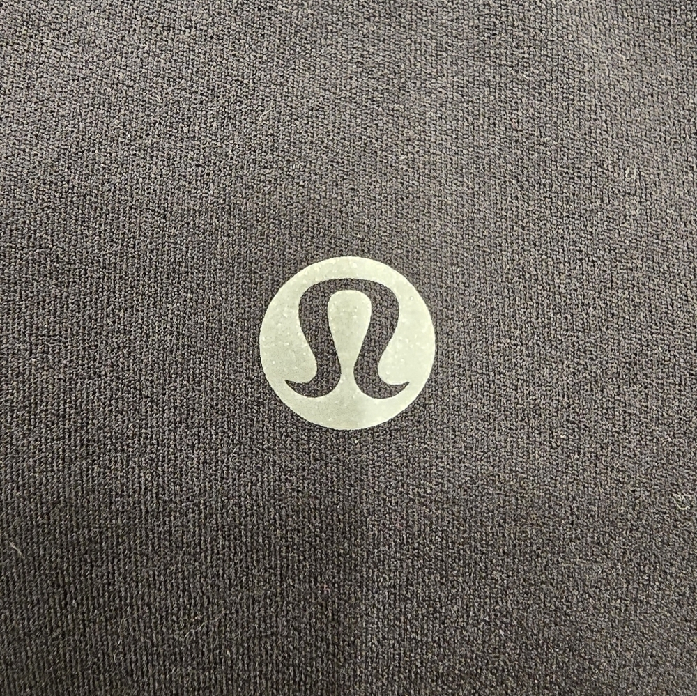 Lululemon Arise Cropped Long Sleeve Black PTP 17" - Picture 7 of 7